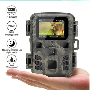 Caméra de chasse 1080P avec écran 2,4 pouces, 42 LED IR 940nm pour vision nocturne, étanche IP65, portée 30-40 pieds, pour support d'arbre - Product Image 5