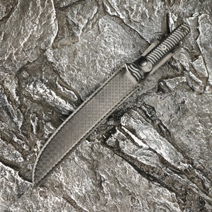 มีดต่อสู้ SwampMouse DIY รุ่นปรับแต่งได้ คุณภาพสูง ใบมีดเหล็กกล้าไร้สนิม ด้ามจับ G10 สำหรับใช้งานกลางแจ้ง พร้อมปลอกมีด - Product Image 2