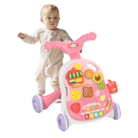 Marche-bébé multifonctionnel avec table d'activités amovible, marche-bébé et table de jeu 2 en 1, jouet éducatif