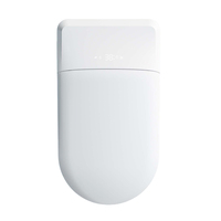 8819H Dayao Cuvette de toilette intelligente automatique avec bidet intégré, blanche, design allongé, monobloc intelligent, siège chauffant télécommandé, siphon en S inclus