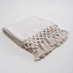 New Arrivals Cotton Throws Decorative Warm <b>King</b> <b>Size</b> Throw <b>Blankets</b> for Winter Bed Room Cotton Weave <b>Blanket</b> - Product Image 3