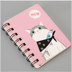 Chất lượng cao A7 mini máy tính xách tay thiết kế đáng yêu bìa cứng xoắn ốc tùy chỉnh lót túi Tạp Chí cho học sinh văn phòng văn phòng phẩm - Product Image 3