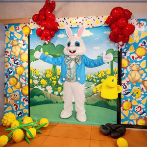 Costume <span class=keywords><strong>de</strong></span> <span class=keywords><strong>lapin</strong></span> <span class=keywords><strong>de</strong></span> Pâques unisexe pour <span class=keywords><strong>adulte</strong></span>, pyjama en peluche, mascotte, <span class=keywords><strong>tenue</strong></span> <span class=keywords><strong>de</strong></span> cosplay pour fêtes et célébrations - Product Image 2