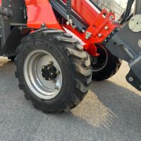 RG-EV04 Mini-Batterie-Teleskoparm-Radlader 400kg Tragfähigkeit Multi-Anbaugeräte Fabrik-Großhandel