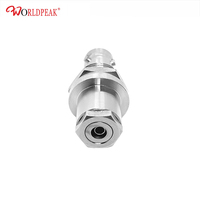 Conector RF Triaxial Triax TRB KY3 Hembra de Montaje en Panel para Cable Triaxial TRX316, Conector Coaxial RF de Alta Blindaje
