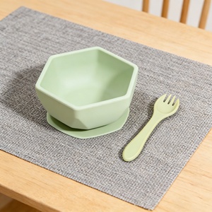 Produits de sécurité pour bébés personnalisés en gros, non toxiques, de qualité alimentaire, sans BPA, assiette à compartiments en silicone pour enfants, bol d'alimentation - Product Image 4