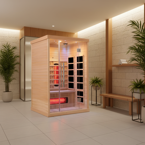 Sauna de Infrarrojos Lejanos para Interiores, Modelo Nuevo OEM, para 1-4 Personas, Sauna Seca Casera con Terapia de Luz Roja - Product Image 3