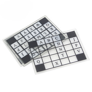 <strong>Alphabet</strong> Prediction Magic Cards Mentalism Trick ESP Letter Prediction Card Close up Magic Toy for Kids Adults - Product Image 3
