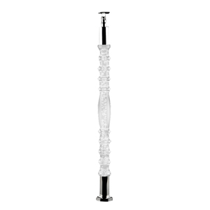 Excellente qualité design luxueux intérieur transparent acrylique balustrades maison duplex <span class=keywords><strong>rampe</strong></span> en plastique - Product Image 1