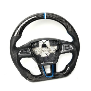 Volant de course en fibre de carbone avec marqueur de retour au centre pour Ford Focus/Escort/<span class=keywords><strong>Escape</strong></span>/Taurus - Product Image 5