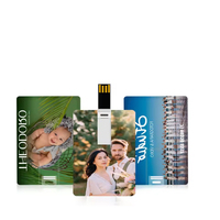 Clé USB en forme de carte de crédit 2 Go 4 Go 8 Go 16 Go, clé USB personnalisée en forme de carte de visite, clé USB en plastique, clé USB en forme de carte, clé USB de poche