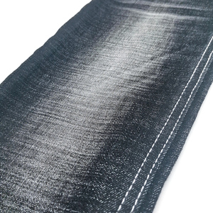 Tela vaquera mercerizada cruzada para <span class=keywords><strong>hombre</strong></span>, supersuave, color negro, medidor <span class=keywords><strong>de</strong></span> tela vaquera sin procesar, C898 - Product Image 2