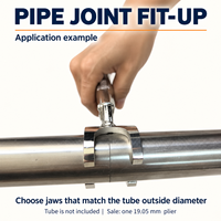 Pince d'alignement pour diamètre extérieur de tuyau de 19,05 mm, pince de serrage à taille fixe pour l'assemblage de raccords de tubes et le soudage par points, monobloc