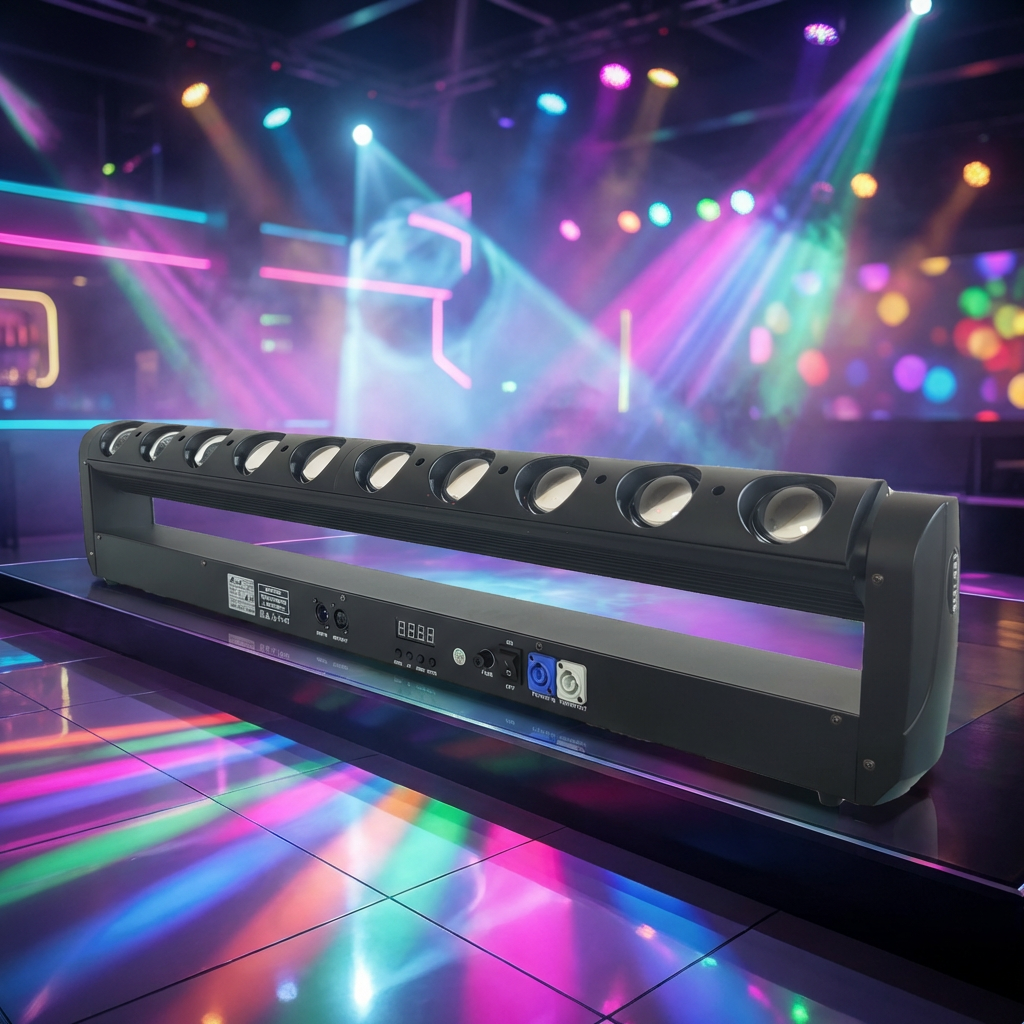 Popular 10 * 40W RGBW LED Bar Pixel Moving Head Beam Light Professional Wedding Party Disco Club Stage Lighting