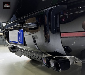 Difusor trasero de Venta caliente con garganta trasera de tubo de escape para Land Rover Defender 90/110 L663 007 estilo 2019-2022 - Product Image 5