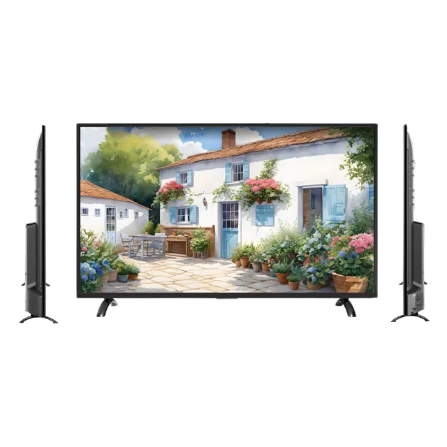 Toptan fiyat Normal LED TV kabul özel OEM 55 inç 2K 4K televizyonlar akıllı Tv
