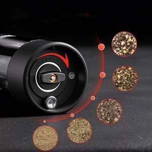 Ensemble moulin à sel et à poivre électrique automatique à piles, facile à remplir, capacité accrue avec LED - Product Image 6