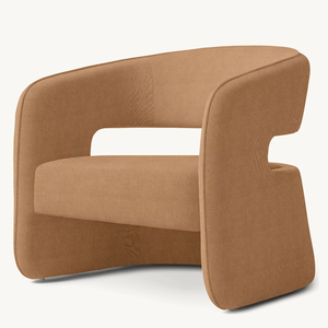 Chaise américaine de luxe en tissu à dossier creux OEM moderne Minimalisme Ensembles d'ameublement <span class=keywords><strong>Gina</strong></span> Canapé pour le salon - Product Image 1