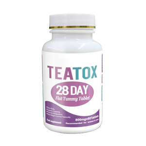 Teatox de 28 jours <span class=keywords><strong>pour</strong></span> un <span class=keywords><strong>ventre</strong></span> <span class=keywords><strong>plat</strong></span> - Complément alimentaire à base de thé détoxifiant <span class=keywords><strong>pour</strong></span> la perte de poids et le soulagement des ballonnements - Programme de nettoyage de 28 jours - Product Image 1