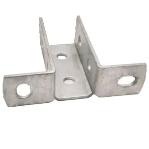 Hardware Bracket Welding-free Base Wall Brackets Accessories Connector C-shaped Steel Base