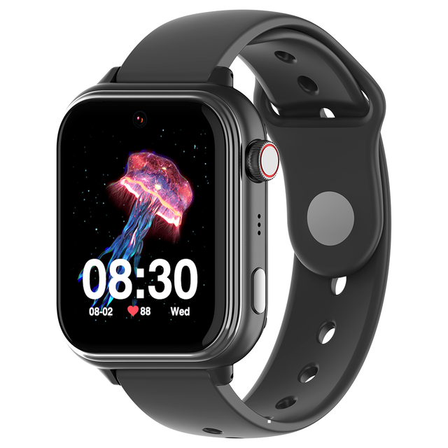 Wonlex KT37 Amoled Screen WIFI SOS Emergency SMS Math Game Waterproof 4G Android Smartwatch AI Talk GPS Watch for Kids
