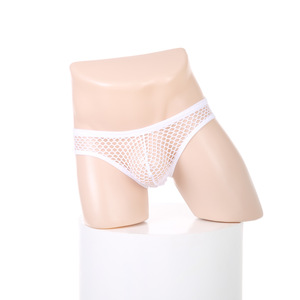 Culotte sexy transparente grande taille basse pour hommes slip en maille respirante pour la tentation sous-vêtements confortables - Product Image 3