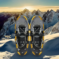 Meilleures ventes de raquettes à neige d'hiver pour la randonnée en montagne, crampons doubles de sécurité robustes en alliage d'aluminium pour la randonnée