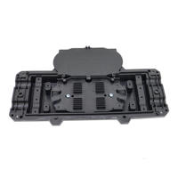 Caja de Empalme Horizontal de Fibra Óptica 2 Entradas 2 Salidas |   Caja de Empalmes Impermeable en Línea para Red FTTX, Caja de Empalmes para Cable Óptico de 24 Núcleos