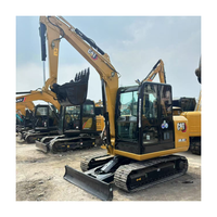 Mini-excavatrice sur chenilles Cat 305.5E2 de haute qualité, 5 tonnes, d'occasion, petite pelle Caterpillar
