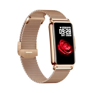 <span class=keywords><strong>Montre</strong></span> connectée H80 avec surveillance de la fréquence cardiaque, de la pression artérielle, de l'oxygène dans le sang, cadran personnalisable, <span class=keywords><strong>bracelet</strong></span> en acier, notifications, étanche, <span class=keywords><strong>bracelet</strong></span> intelligent - Product Image 3
