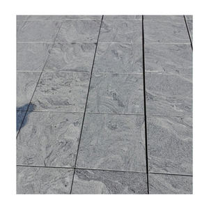 ราคาโรงงานธรรมชาติสีเทา Viscont แผ่นหินแกรนิตสีขาวขัด Flamed กระเบื้องปูพื้นหินโบราณ - Product Image 4