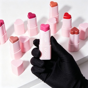 Barra de Rubor en Forma de Corazón de Marca Privada, Tinte Labial y para Mejillas, Logotipo Personalizado, Maquillaje en Crema de Larga Duración a Prueba de Agua - Product Image 5