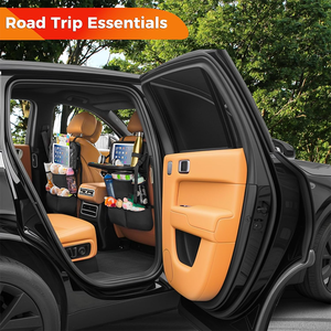 Organizador Resistente para Asiento Trasero de Coche con Múltiples Bolsillos y Bandeja Plegable, Práctico Organizador para Viajes Familiares - Product Image 6