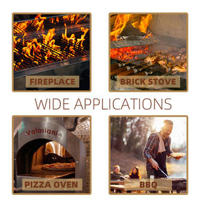 <span class=keywords><strong>Four</strong></span> à pizza grattoir râteau <span class=keywords><strong>four</strong></span> nettoyage cendres outil à pizza deux sections poignée en aluminium - Product Image 4