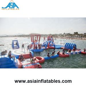Plus grand parc <span class=keywords><strong>aquatique</strong></span> flottant / <span class=keywords><strong>Parcours</strong></span> d'obstacles aquatiques gonflables pour location commerciale - Product Image 4
