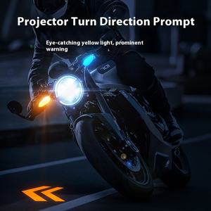 Luz LED de Ambiente Giratoria para Motocicleta, Proyección Delantera, Señal de Giro, Lámpara de Suelo para Vehículo Eléctrico, Características de Destello y Advertencia - Product Image 4