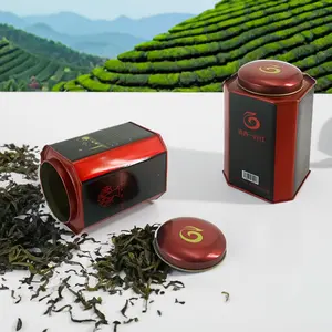 Jinyuanbao Hersteller Vintage Octagon Tee Metall dosen mit kunden spezifischem Design