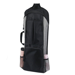 Bolsa de yoga de gran capacidad, 20-35L, impermeable, de poliéster, para deportes al aire libre, mochila de viaje para hombres y mujeres, género neutro, negro, gris - Product Image 2