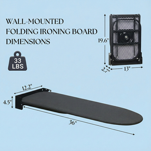 KHÁCH SẠN cấp có thể thu vào có thể gập lại treo tường bàn ủi với 3-5 Sao hơi nước Báo Chí cho quần áo để sử dụng nhà - Product Image 4