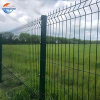Paneles de Malla Metálica Curvada en V de 50*200mm a Precio Económico, Panel de Cerca 3D para Jardín