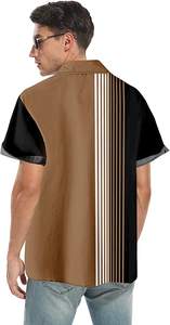 <span class=keywords><strong>Camisas</strong></span> personalizadas de algodón <span class=keywords><strong>estilo</strong></span> <span class=keywords><strong>Rockabilly</strong></span> para hombre, <span class=keywords><strong>camisas</strong></span> de manga corta con botones, antiarrugas, anticontracción, Popelina, Fitness, bolos, informales - Product Image 4