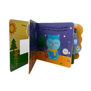 Barato personalizado <span class=keywords><strong>de</strong></span> alta calidad chico bebé historia tarjeta a todo Color inglés Tapa dura niño cartón niños tablero libro impresión - Product Image 3