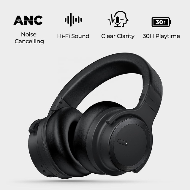 Hot-selling True Stereo Wireless Earphones for V5.2 Active Noise Cancelling Over-ear Gaming Headset LED IPX4 Waterproof