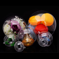 Boule de décoration en plastique Transparent, 10cm, boule de décoration pour arbre de noël