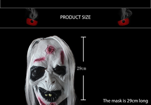 قناع وحش أنثوي حقيقي لكامل الوجه، مخصص، من اللاتكس، بشعر أبيض وتجاعيد، لزي حفلات الهالوين المرعبة - Product Image 6