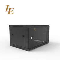 Armoire serveur murale en acier laminé à froid SPCC, 4U-18U, personnalisable, 19 pouces, 600*450mm, protection IP20, charge statique 100kg
