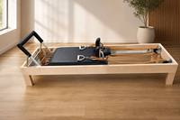 Classique Pilates Réformateur Machine Usine Bon Prix Pilate Réformateur Bois pour Commercial Pilates Studio Utilisation