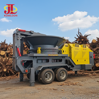Broyeur de bois forestier neuf, broyeur mobile de biomasse pour déchets
