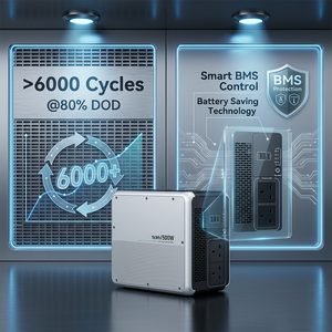 Station de stockage d'énergie SHS1000 1kWh, capacité 1 kWh, sortie AC/DC, compatible appareils électriques, système solaire pour extérieur - Product Image 1