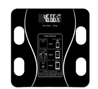 Balance intelligente avec logo personnalisé pour cadeau promotionnel, capacité de 180 kg (400 lb), précision de 50 g, moniteur de poids numérique, certifiée UKCA CE